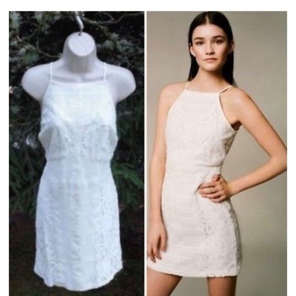 Topshop Dresses & Skirts - Lace white Topshop mini dress